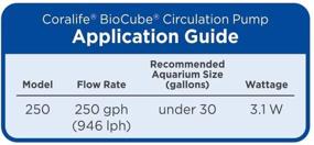 img 1 attached to 🐠 Coralife Biocube Circulation Pump for Aquariums: Enhance Water Flow with 250 GPH Black Pump