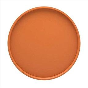 img 1 attached to 🍊 14-Inch Kraftware Bartenders Choice Serving Tray - Spicy Orange for Coffee Table, Breakfast, Tea, Butler, Countertop, Kitchen, Vanity - Hotel Serve Tray