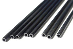 img 3 attached to 🛩️ High-Quality 8pcs 5mm Round Carbon Fiber Wing Tube (pultrusion) - Ideal for Quadcopters and RC Airplanes