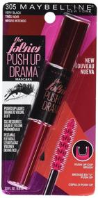 img 3 attached to 🇷🇺 Обзор туши для ресниц Maybelline New York The Falsies Push Up Drama Washable: оттенок Very Black, 0,33 жидк. унц.