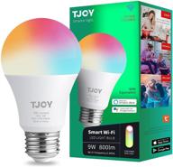 e26 rgb color changing smart led light bulbs 2700k-6500k app wifi control a19 compatible logo