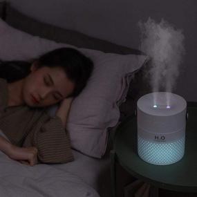 img 2 attached to 💧 H2O PureMist White Wireless Ultrasonic Cool Mist Humidifier with Bucket Design