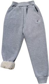 img 3 attached to 👖 AMEBELLE Boys' Winter Elastic Sweatpants 0339 Black02 in Size 6 - Pants for Boys