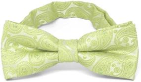 img 1 attached to 🎀 Charming Bow Ties for Boys in Blush Pink from TieMart - Must-Have Accessories for Your Little Gentleman