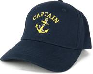 captain anchor embroidered deluxe cotton sports & fitness logo