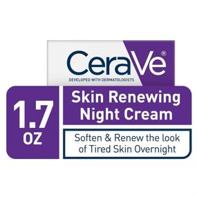 img 3 attached to 🌙 CeraVe Skin Renewing Night Cream with Niacinamide, Peptide Complex, and Hyaluronic Acid Moisturizer for Face - 1.7 Ounce