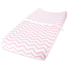 img 3 attached to 🐻 Cuddly Cubs Changing Pad Covers – 2 Pack – Soft Plush Cotton Changing Table Covers for Girls – Ideal Fit for Summer Infant and Other 16 x 32" Baby Changing Table Pads – Pink