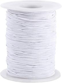 img 4 attached to 📿 Senkary 0.8mm Elastic String Cord Elastic Thread for Jewelry Making Bracelets Beading, 100 Meters, White