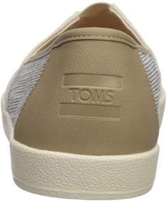 img 2 attached to Step into Style and Comfort with TOMS Avalon Canvas Slubby Textile Shoes