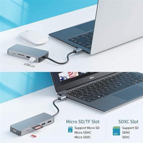 img 1 attached to 🖥️ 5-в-1 USB-хаб 3.0 с VGA 1080p, адаптер USB 3.0 к VGA, 2 порта USB 2.0, считыватель SD/Micro SD-карт, совместим с ноутбуками на Windows 7/8/8.1/10 (не совместим с MAC, Chrome, Linux).