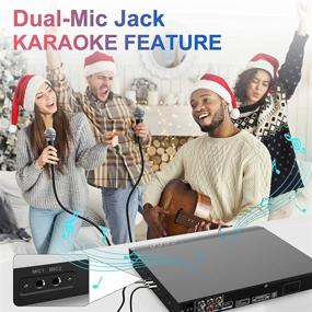 img 3 attached to 📀 Maite Region Free DVD Player for TV: Ideal Family Settings, HDMI & RCA Output, Dual Karaoke, NTSC/PAL & USB, with HDMI & RCA Cable and Remote