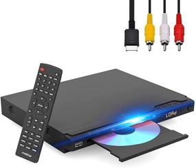 img 4 attached to 📀 Maite Region Free DVD Player for TV: Ideal Family Settings, HDMI & RCA Output, Dual Karaoke, NTSC/PAL & USB, with HDMI & RCA Cable and Remote
