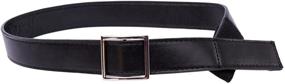 img 3 attached to Myself Belts: Leather Buckle Belts for Toddlers and Men's Fashion Accessories