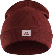 🧢 danish endurance sustainable classic beanie for men & women - soft, stretchable, unisex cuffed plain knit eco-friendly hat логотип