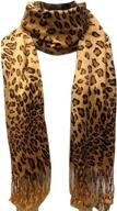 🐆 exquisite leopard print women's accessories in scarves & wraps: unleash your inner wild side with premium fashion! logo