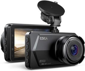 img 4 attached to COGA 2021 Автомобильная камера Dash Cam 1080P FHD с ночным видением и WDR - надежная автомобильная камера для повышения безопасности.