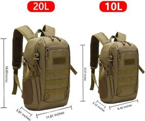 img 3 attached to CEAVNI Military Backpack Rucksack Tactical Outdoor Recreation and Camping & Hiking