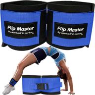 adjustable flip master ankle straps for tumbling, gymnastics & cheerleading – enhancing back flip, tuck & handspring form – suitable for girls, boys & adults in cheer, dance & gymnastic practice логотип