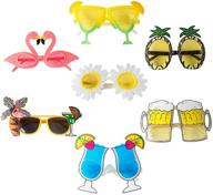 sunglasses creative hawaiian tropical eyeglasses logo