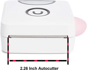 img 3 attached to 🖨️ POOOLITECH Wireless Sticker Printer: Inkless Mini Pocket Photo Printer for Smartphone & PC – Print Logo, Notes, Journal, List, and Memo Effortlessly