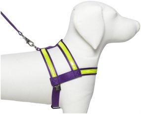 img 3 attached to Co Leash Purple Night Lite Harness