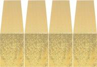 shining elegance: gfcc gold table runner 12x72inch – perfect for any occasion! логотип