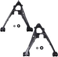 auqdd 2pcs k80942 suspension front upper control arm and ball joint assembly compatible with cadillac escalade [ chevrolet express 1500 2500 silverado 1500 tahoe ] gmc sierra 1500 yukon k80826 logo