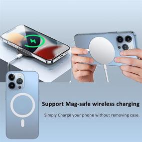 img 2 attached to GOOSDA Clear Magnetic Case for iPhone 13 Pro Max - Non-Yellowing Mag-Safe Protection, Thin & Slim Design (6.7 inch)