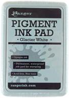 🖌️ ranger rgrrpp.43089 glacier white gray pigment ink pad - professional-quality ink for distinctive results logo