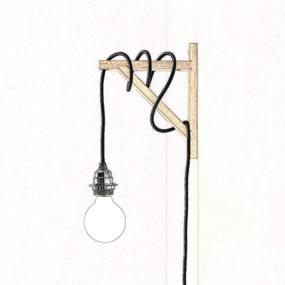 img 2 attached to 💡 HESSION 2-Pack 15ft Plug in Pendant Light: Black Extension Hanging Lantern Cord with On/Off Switch - E26 E27 Socket