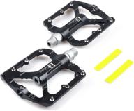 🚴 tiekoun non-slip mountain bike pedals - flat road cycling bicycle pedals [9/16 inch] logo