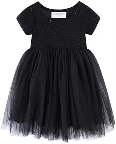 img 4 attached to 👗 Glittery Dresses for Little Girls from Mud Kingdom Sparkle Girls' Clothing