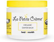 👶 organic french diaper balm - healing and nourishing cream for baby rash - gentle and safe baby essentials with certified organic beeswax and olive oil - 4 oz logo