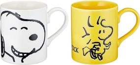 img 4 attached to 😍 Snoopy Face Pair & Woodstock: Cute and Quirky Collectible Set!