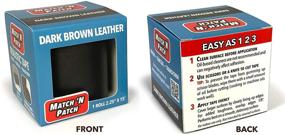 img 3 attached to 🔧 Revitalize with Match 'N Patch: Realistic Dark Brown Leather Repair Tape