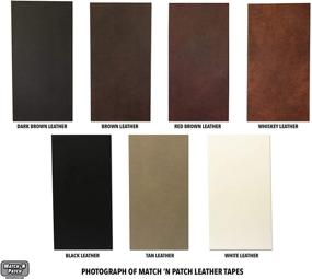 img 2 attached to 🔧 Revitalize with Match 'N Patch: Realistic Dark Brown Leather Repair Tape