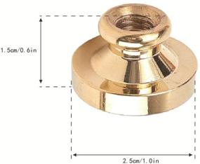 img 3 attached to CRASPIRE Wax Seal Stamp Head Pumpkin Replacement Brass Stamp Head - Perfect for Envelope Embellishment, Invitations, Weddings, Scrapbooking, and Gifts