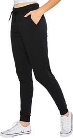 img 3 attached to esstive Women's Ultra Soft Fleece Comfortable Basic Lightweight Casual Active Workout Terry Relaxed Fit Joggers Sweatpants: The Perfect Blend of Style and Comfort!