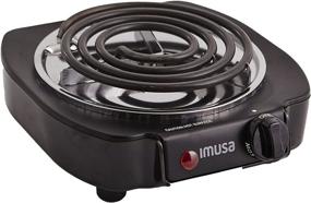 img 3 attached to 🔥 IMUSA USA GAU-80305 Black Electric Single Burner - 1100-Watt Efficiency