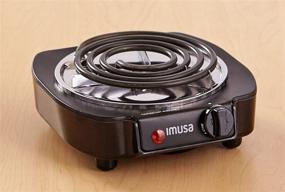 img 2 attached to 🔥 IMUSA USA GAU-80305 Black Electric Single Burner - 1100-Watt Efficiency