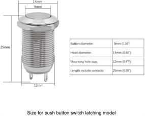 img 2 attached to 💧 Waterproof Button Latching PBSL 01 by Coolais