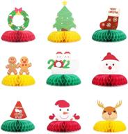 pieces honeycomb christmas centerpieces decorations logo