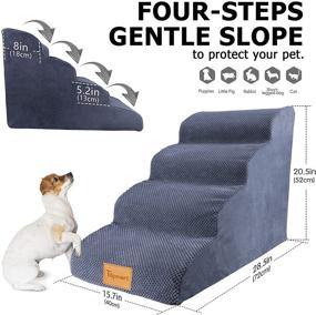 img 3 attached to Topmart Density Non Slip Stairs Injured Dogs for Training & Behavior Aids