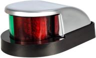 ⛵ partsam boat marine led navigation lights: 12 led, red and green front light for small boat, pontoon yacht, and skeeter логотип