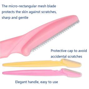 img 2 attached to ➡️ 9P Eyebrow Repair Devices: Trimmers for Female Eyebrows, Eyebrow Hair Trimming & Shaping Tools, Men's Shaver, Accurate Eyebrow Razor for Men and Women