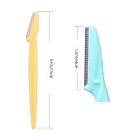 img 3 attached to ➡️ 9P Eyebrow Repair Devices: Trimmers for Female Eyebrows, Eyebrow Hair Trimming & Shaping Tools, Men's Shaver, Accurate Eyebrow Razor for Men and Women