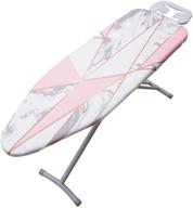 🔥 eopocdor ironing board cover and pad: extra thick padding, large size (19 x 55 inch), resists scorching and staining, elastic edge covers - 2 pack logo