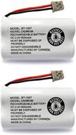 🔋 oxwinou bbty0651101 battery: compatible with uniden cordless phones bt1007, bt904, bt1015, bbty0460001, bbty0510001, bbty0624001, bbty0700001 - pack of 2 logo