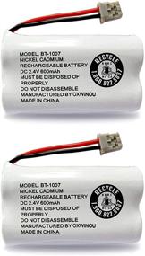 img 4 attached to 🔋 OXWINOU BBTY0651101 Battery: Compatible with Uniden Cordless Phones BT1007, BT904, BT1015, BBTY0460001, BBTY0510001, BBTY0624001, BBTY0700001 - Pack of 2