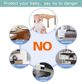 img 3 attached to 👶 Baby Proofing Corner Guards: Clear Furniture Table Corner Protection, Pack of 8 Safety Corner Protectors for Kids, Soft and Child-Friendly, Ideal for Protecting Furniture Against Sharp Corners